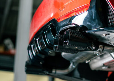 Automotive fabrication setup at 2FaceRacing Toowoomba